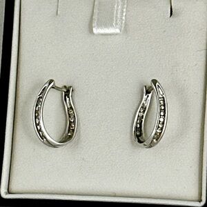 Ersten Jones diamond earrings *matching necklace available* white gold diamonds